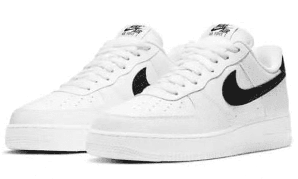 NIKE AIR FORCE 1 WHITE BLACK